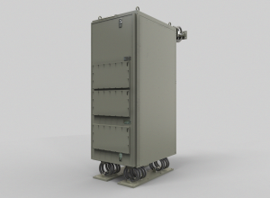 002.131_reduced Electromet Grade A Shock Qualified Naval Enclosure, Rugged Shipboard Rack